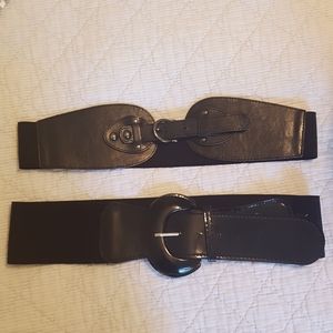 5/$25 Two wide stretchy belts